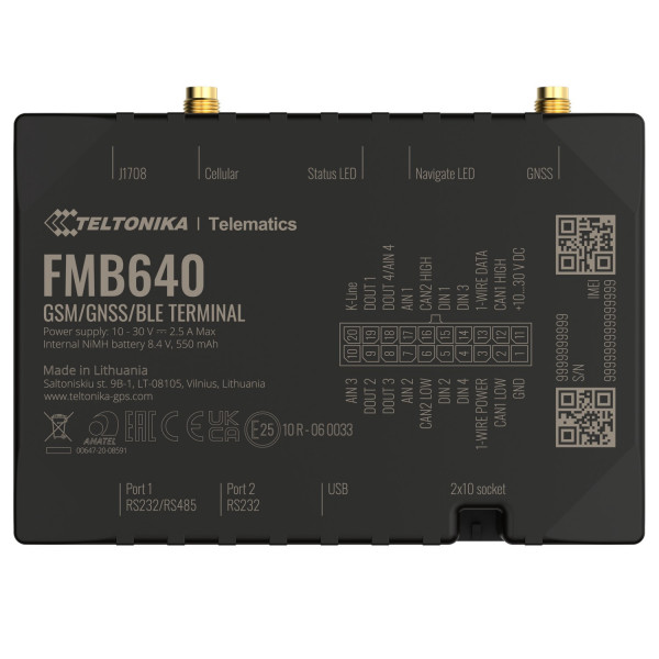 GPS-трекер Teltonika FMB640