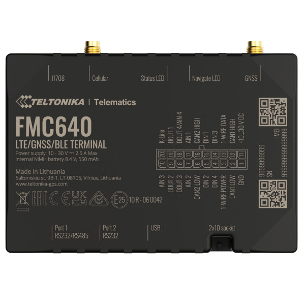 GPS ТРЕКЕР TELTONIKA FMC640