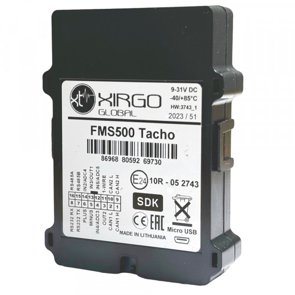 GPS-трекер Xirgo FMS500 TACHO SDK